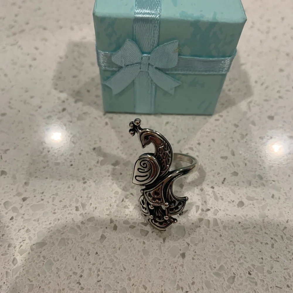 James Avery Silver Peacock Ring - Picture 3 of 3